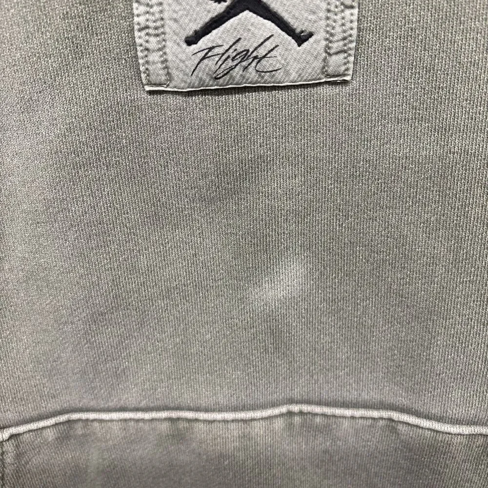 Mens Size M Jordan Flight Washed Pullover Hoodie Flaw